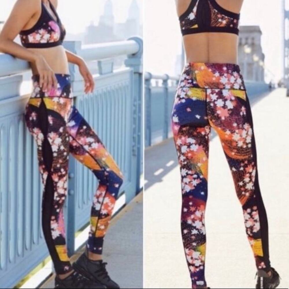 FP Movement by Free People -‎ Liza Floral Leggings - Size M